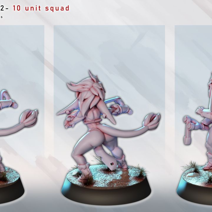Goblin Tribe Part 2– 10 Goblin unit by Gaz Minis