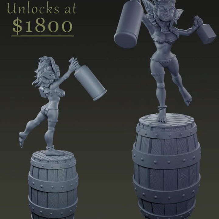 Goblin girl Barmaid by Mythologic Arts
