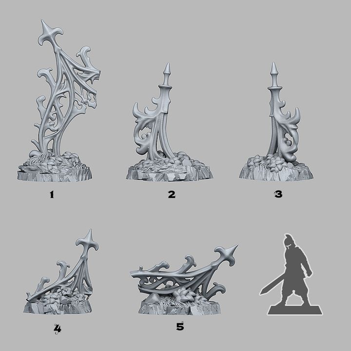 Gothic Gate Ruins by Fantastic Plants & Rocks