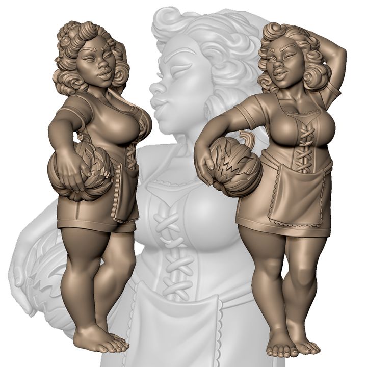 Halloween sexy lady by Menagerie Miniature