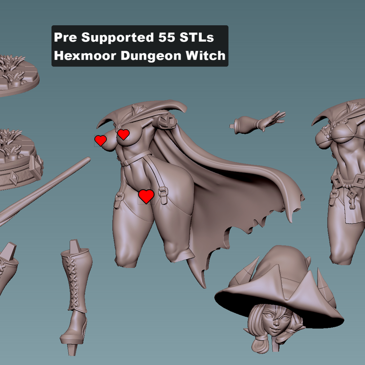 Hexmoor – Dungeon Witch by Gaz Minis
