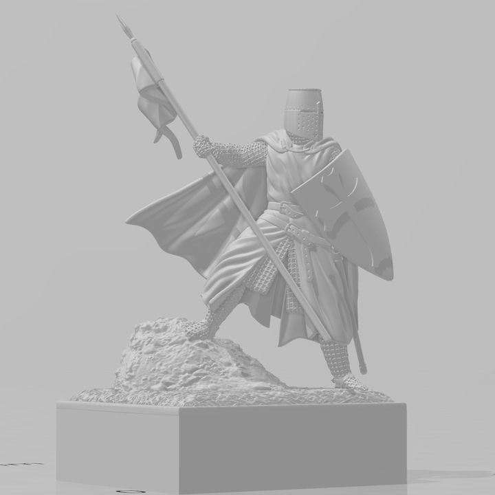 Medieval Hospitaller Knight - Display.