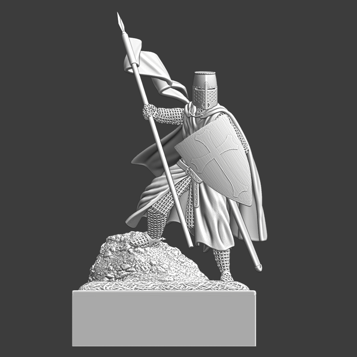 Medieval Hospitaller Knight - Display.