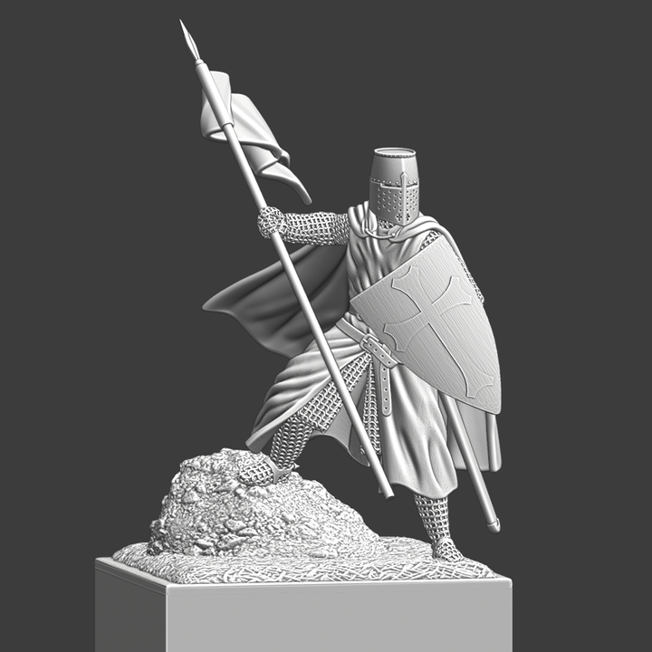 Medieval Hospitaller Knight - Display.