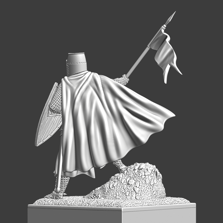 Medieval Hospitaller Knight - Display.