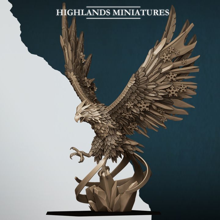 Fire and Ice Phoenix by Highlands Miniatures