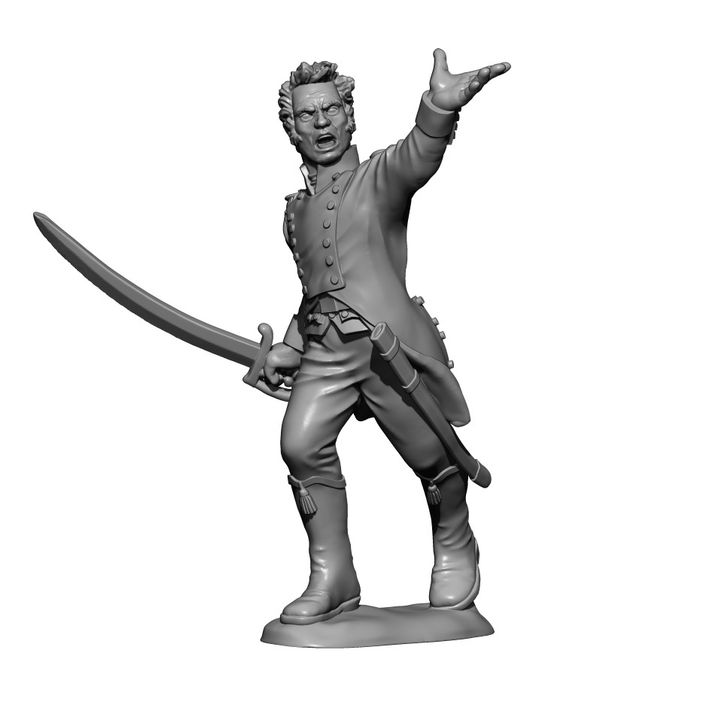 1808 Madrid uprising hero spanish infantry lieutenant Jacinto Ruíz by Baraka Wargames and Miniatures