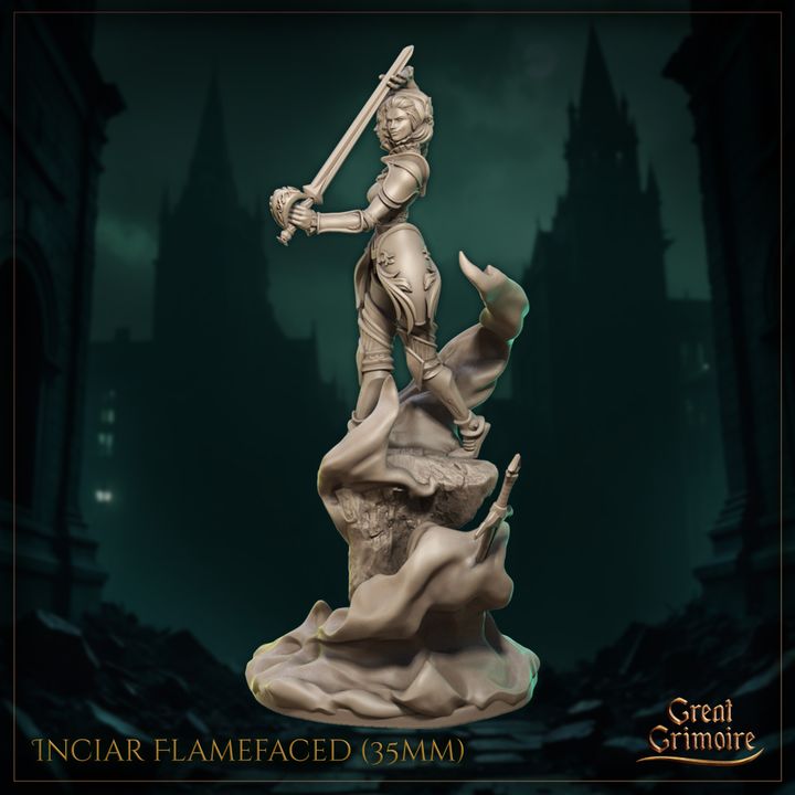 Inciar Flamefaced by Great Grimoire