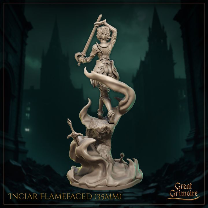 Inciar Flamefaced by Great Grimoire
