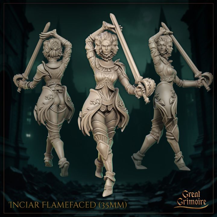 Inciar Flamefaced by Great Grimoire