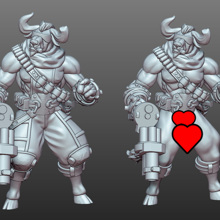 Brax Ironblast Minotaur by Gaz Minis