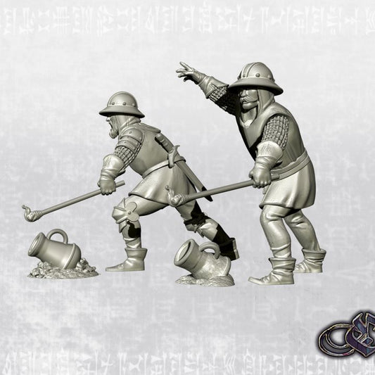 "Powder-Pots Gunners - 14th century" by Ezipion miniatures