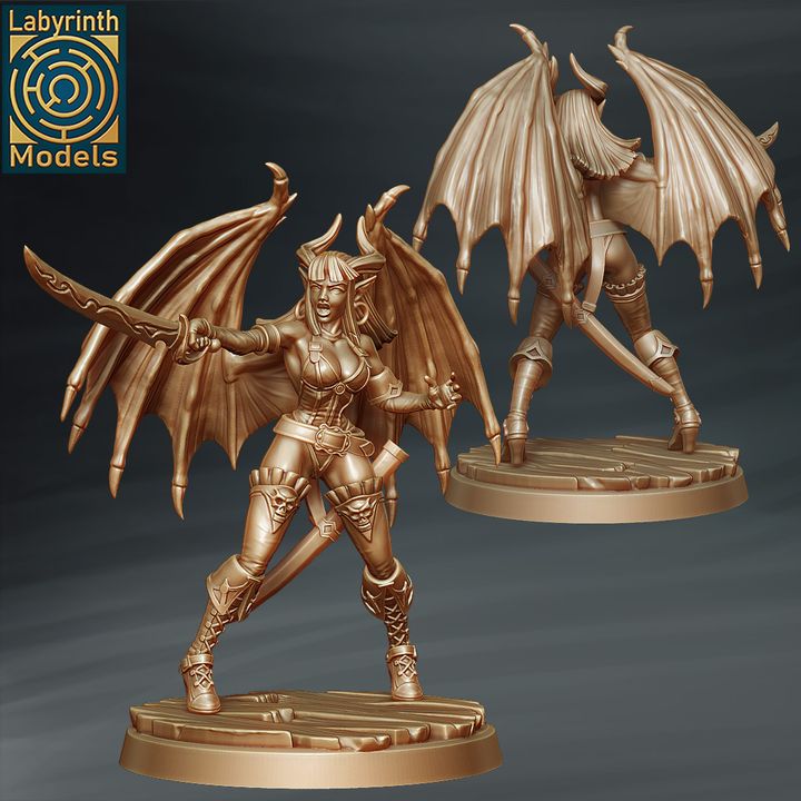 The Succubus Morrigane by Labyrinth Models