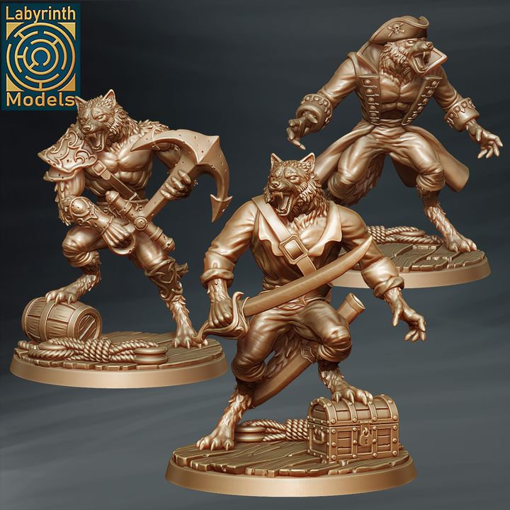 Werewolf Pirates by Labyrinth Models
