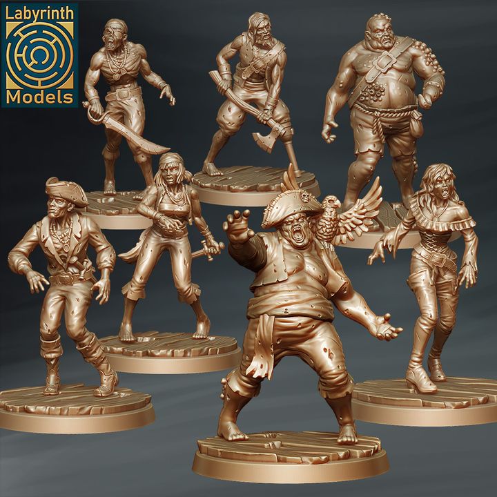 Sea Zombies by Labyrinth Models