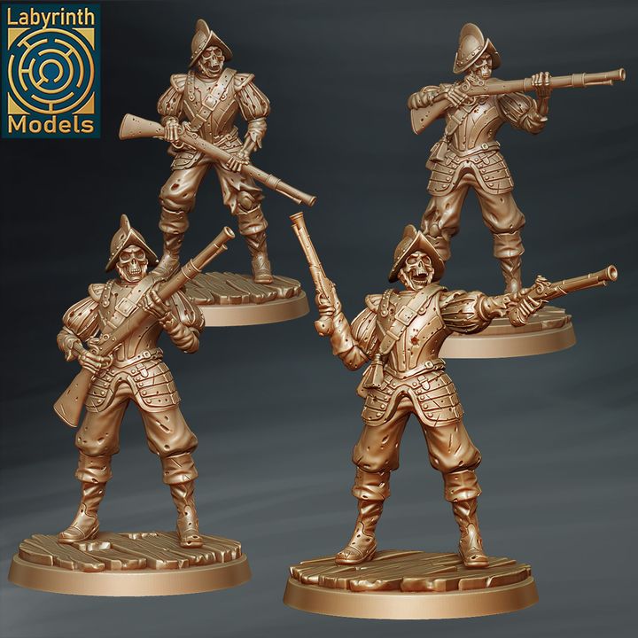 Skeleton Buccaneer by Labyrinth Models