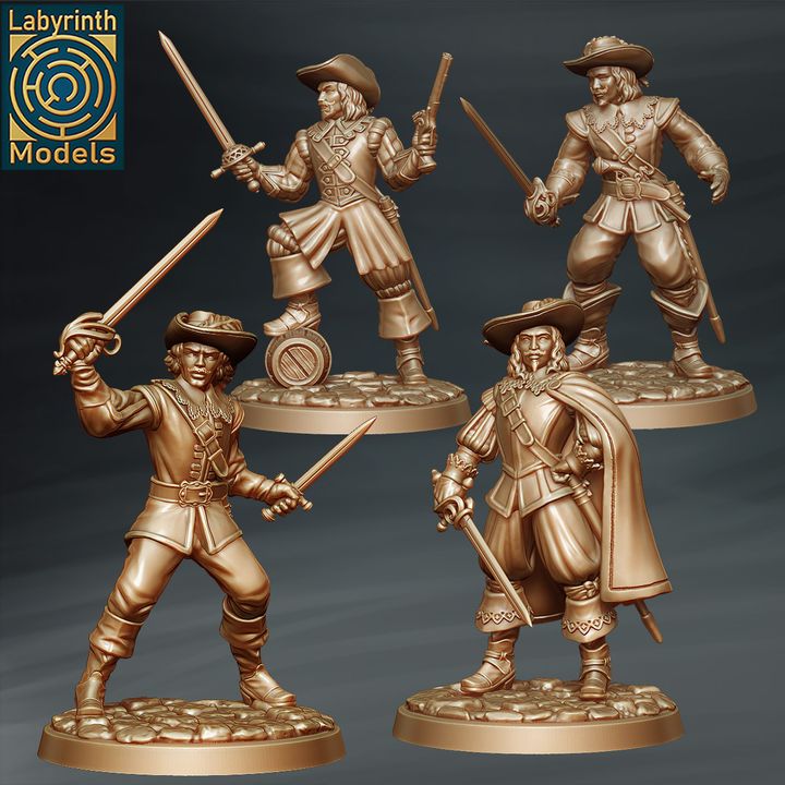 The Three Musketeers Collection by Labyrinth Models