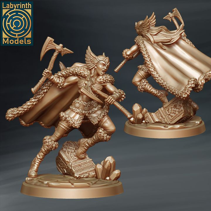 Valkyrie Berserkers Command Group by Labyrinth Models