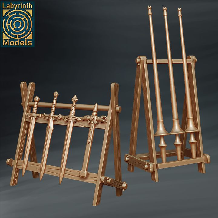 Weapons Rack by Labyrinth Models
