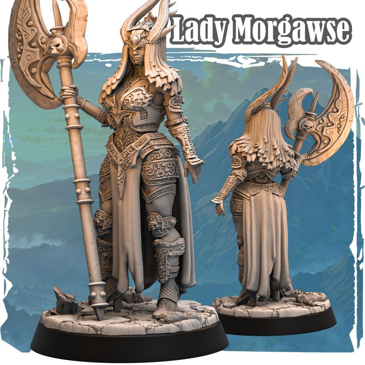 Lady Morgawse 32mm - Human Fighter by Haito