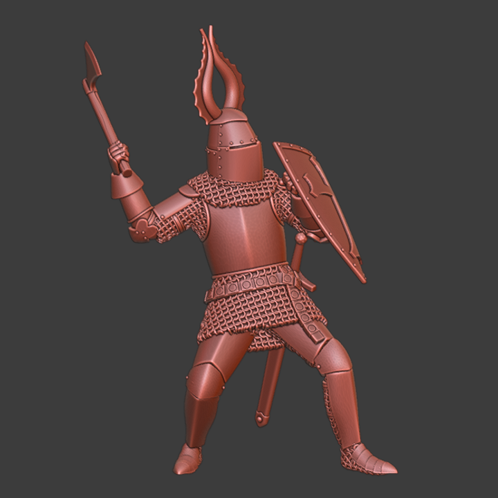 Late Medieval Teutonic Knight - Fighting