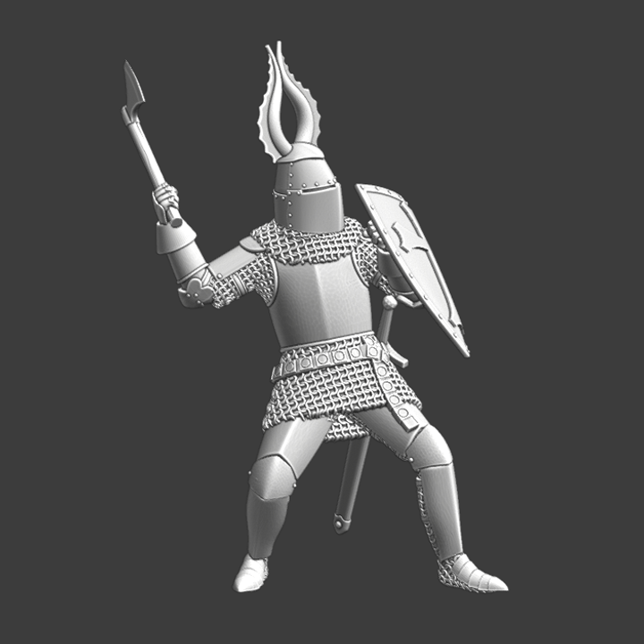 Late Medieval Teutonic Knight - Fighting