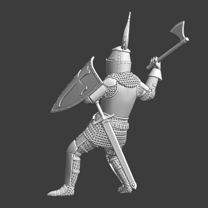 Late Medieval Teutonic Knight - Fighting