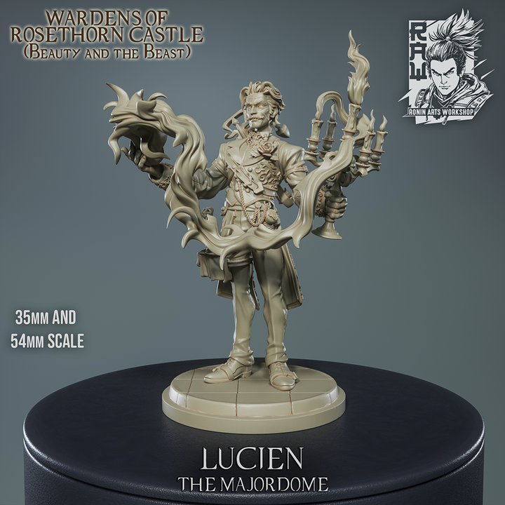 Lucien - The Majordome - Butler of Rosethorne Castle by Ronin Arts Workshop