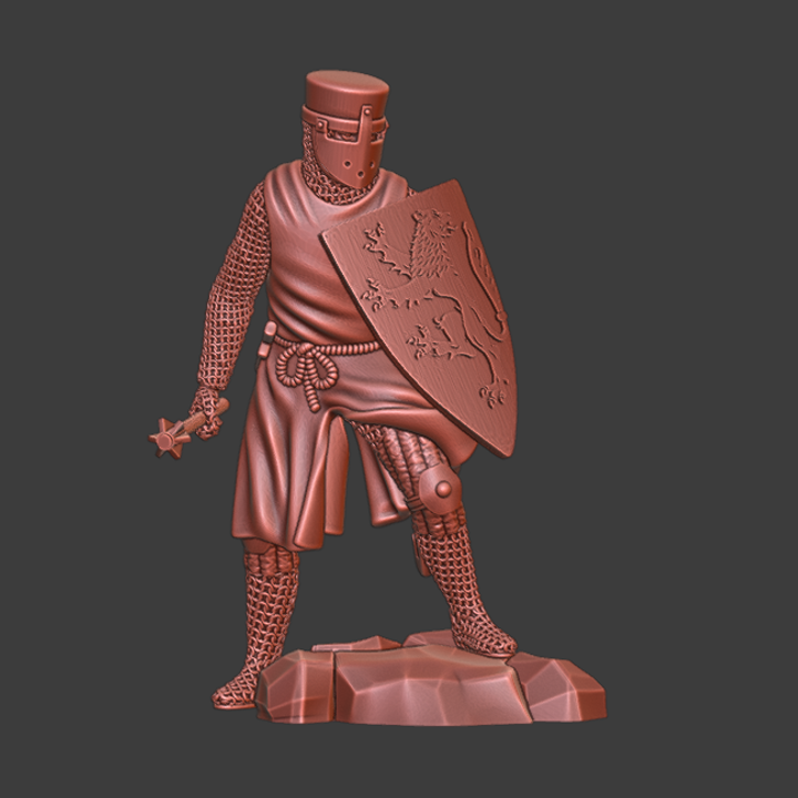 Medieval crusader knight - Holyland 11th Century.