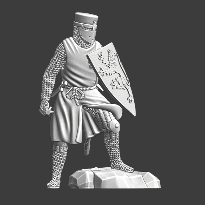 Medieval crusader knight - Holyland 11th Century.