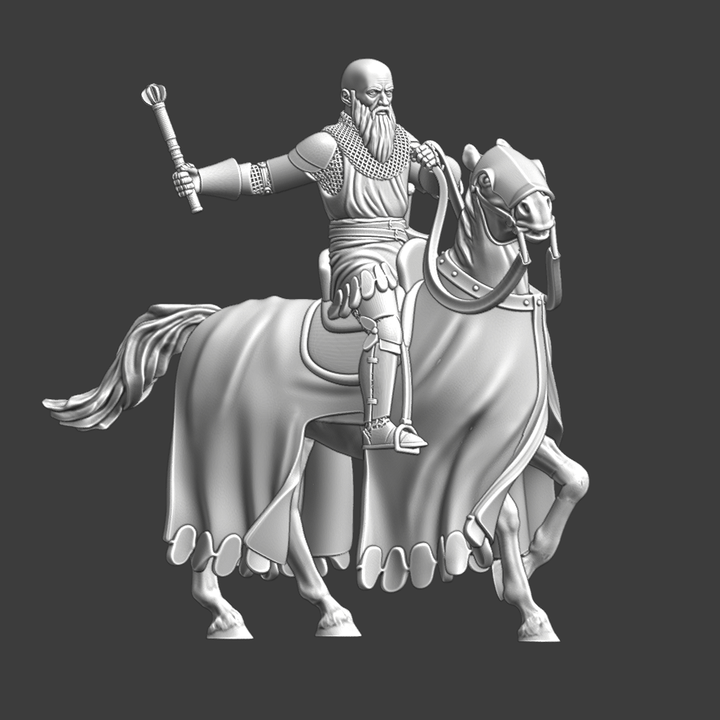 Medieval Teutonic Grand Master – Mounted Commander.