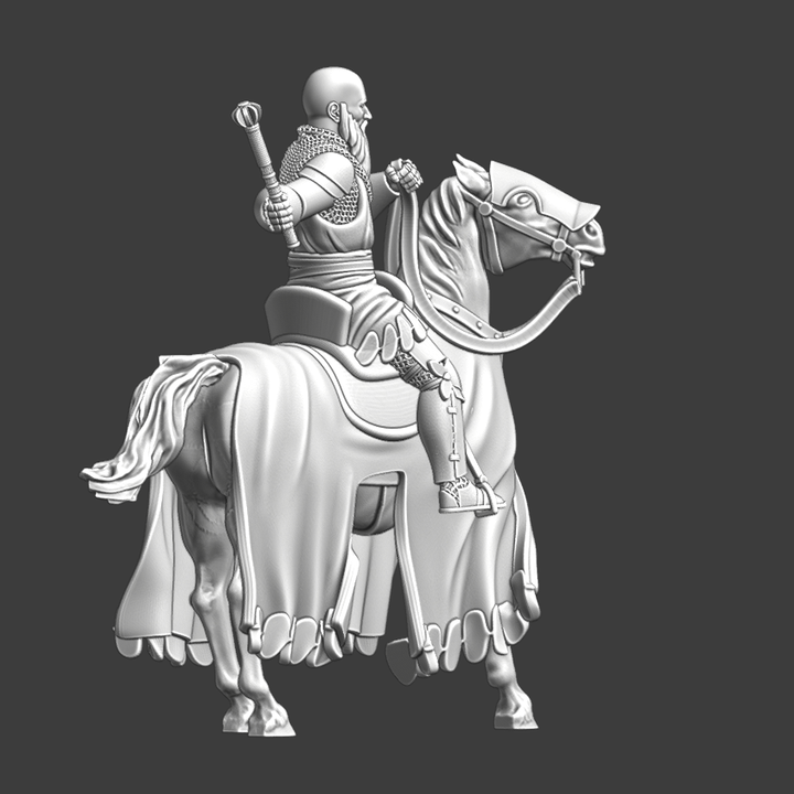 Medieval Teutonic Grand Master – Mounted Commander.
