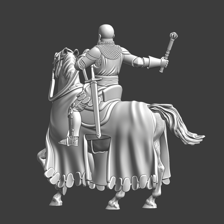 Medieval Teutonic Grand Master – Mounted Commander.