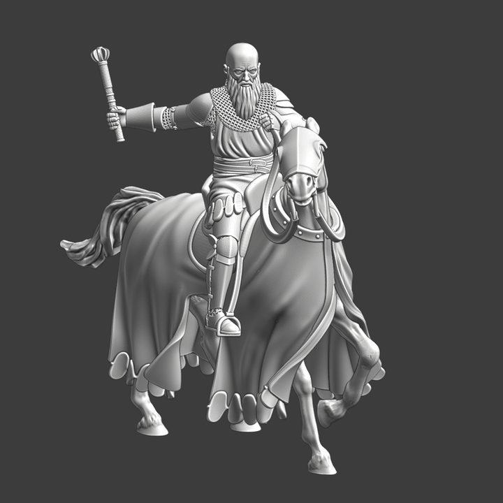 Medieval Teutonic Grand Master – Mounted Commander.