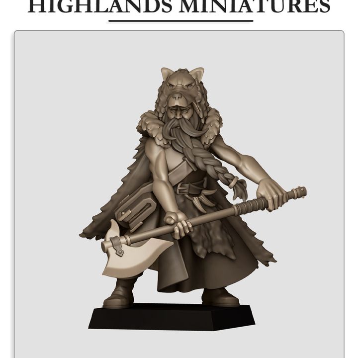 Mergenheim Druid by Highlands Miniatures