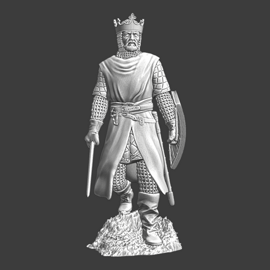 Medieval Crusader King - Walking.