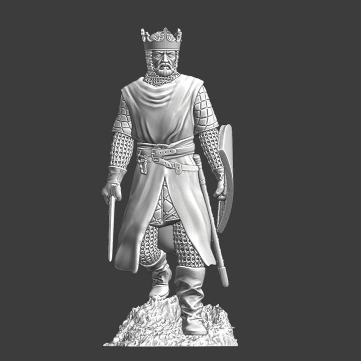 Medieval Crusader King - Walking.