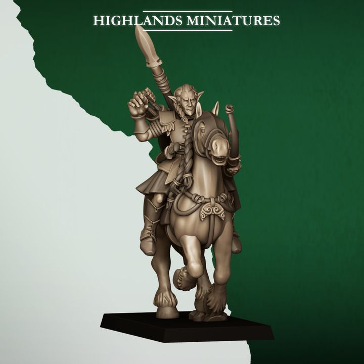 Mounted Feral Archers by Highlands Miniatures