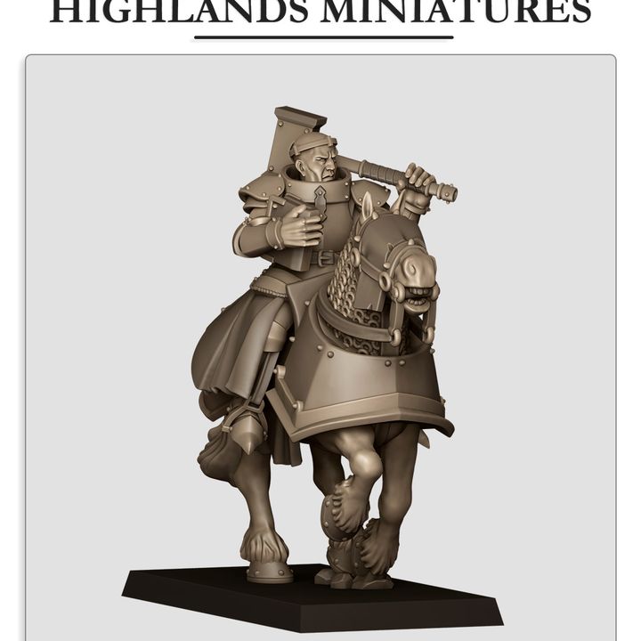 Mounted Sunland Battle Priest by Highlands Miniatures