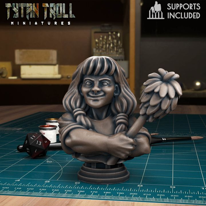 Madalena Bust by Tytan Troll Miniatures
