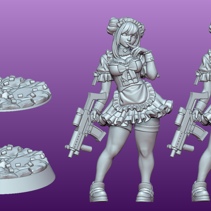 Maid Assassin Liora by Gaz Minis