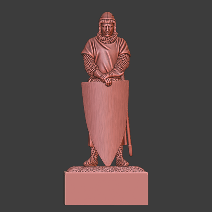 Medieval Livonian Knight display - Sword Brothers