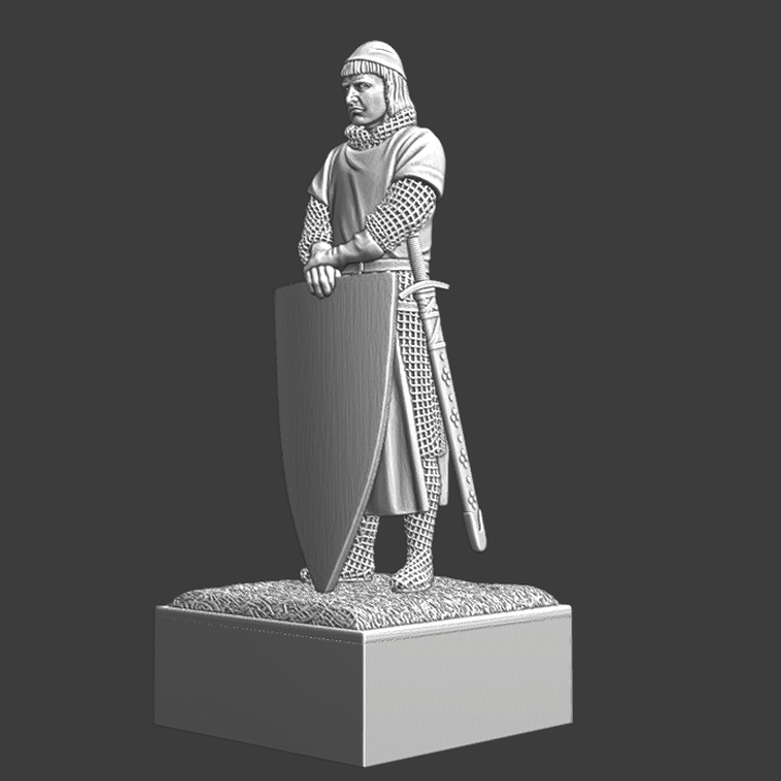 Medieval Livonian Knight display - Sword Brothers