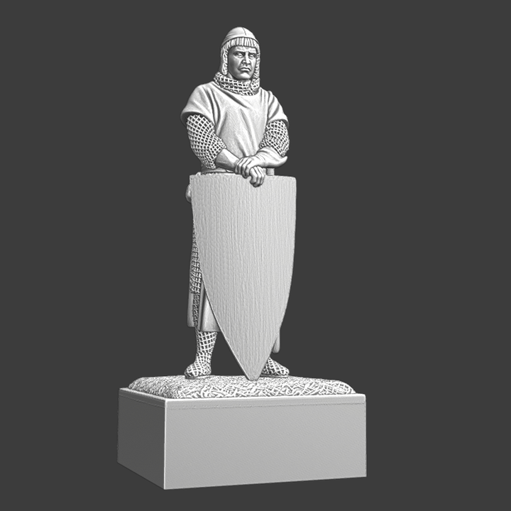 Medieval Livonian Knight display - Sword Brothers