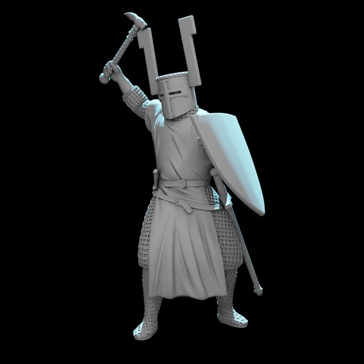Teutonic Knight with Warhammer – Battle of Lake Peipus 1242