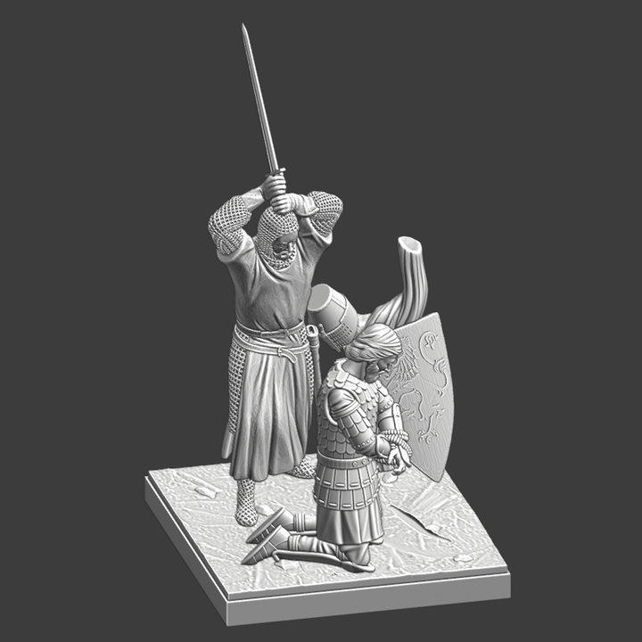 Medieval Execution Scene.