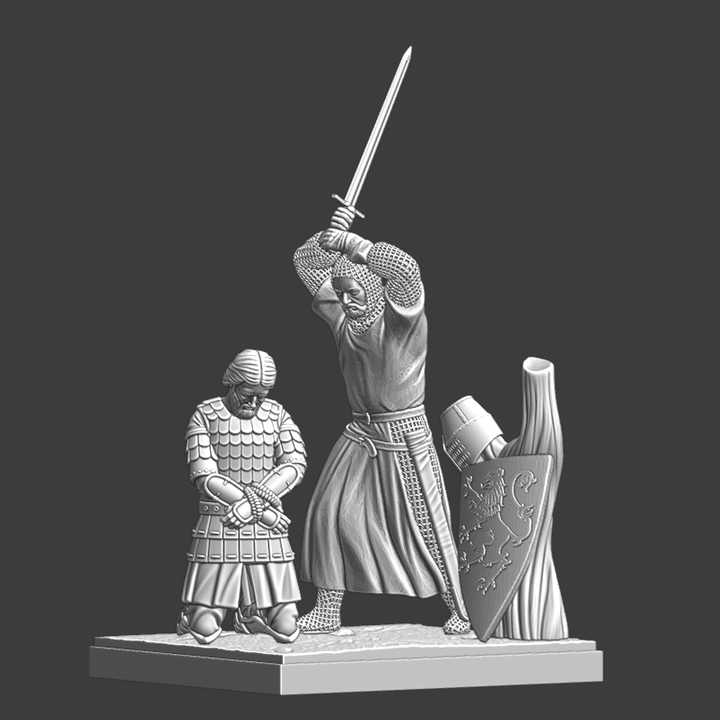 Medieval Execution Scene.