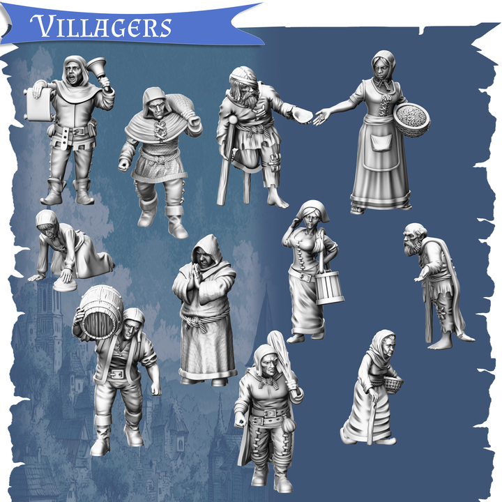Villagers Set - Folkheim by David