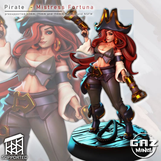 Pirate- Misstress Fortuna by Gaz Minis