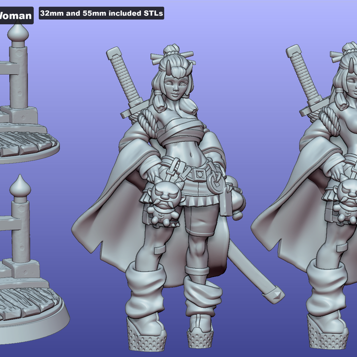 Momoka – Oni Swordswoman by Gaz Minis
